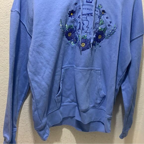 Harry Potter Floral Ravenclaw Crest Women's Hoodie - BoxLunch Exclusive - Picture 2 of 10